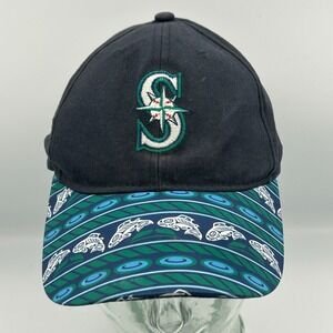 Seattle Mariners Promo Baseball Hat Cap Native American Night Tribal Alaska Fish